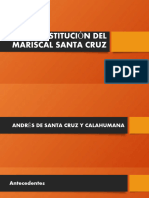 La Constitución Del Mariscal Santa Cruz