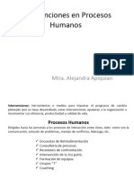 Intervenciones Procesos Humanos