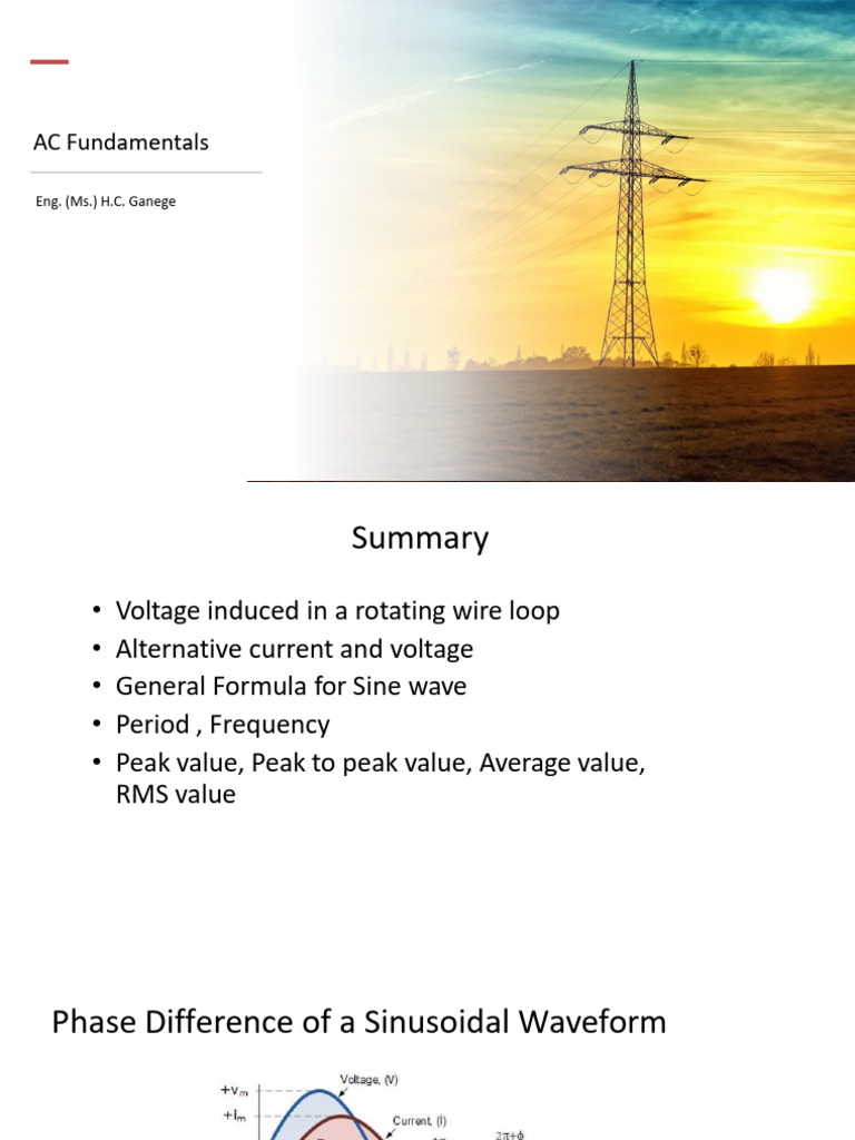 Ac Fundementals Part Ii Pdf Electrical Impedance Electromagnetism
