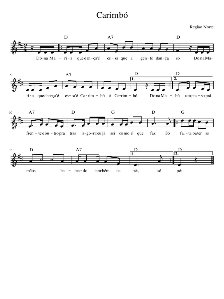 Música e Dança do Carimbó | PDF
