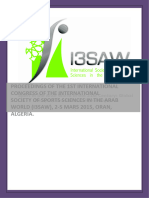 Proceedings of The 1ST International Congress of The International Society of Sports Sciences in The Arab World