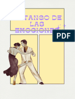 Cartel Clases de Tango Moderno Ilustrado Celeste y Blanco