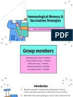 Immunological Memory & Vaccination Strategies