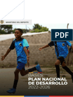 BASES PLAN NACIONAL DE DESARROLLO MINDEPORTE Version Revisada