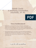 Németh László A Felelősség Szorításában (Részletek), 45-86.