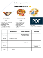 Worksheet 1 (Year 5)