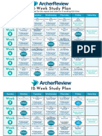 12-Week Study Plan: Recommended For The Repeat Test Taker or If Working Full-Time