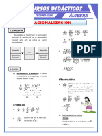 Racionalización - Secundaria