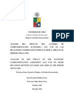 Analisis Del Impacto Del Acuerdo de Complementacion Economica ACE n65 en Las Relaciones Comerciales Entre Ecuador y Chile en El Periodo 1996 Al 2019