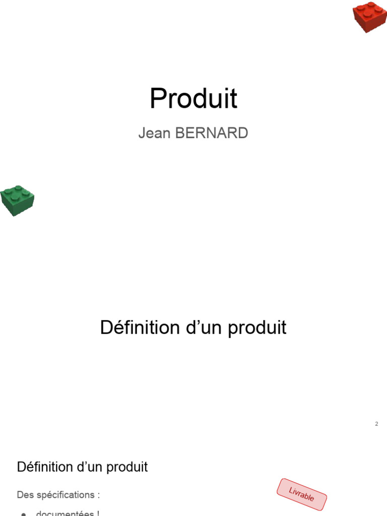 Définition complète d'un produit | PDF | Logiciel | Business