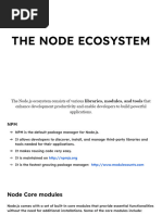 The Node Ecosystem