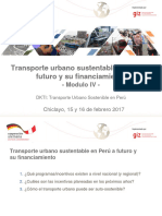 Financiamiento Del Transporte Publico