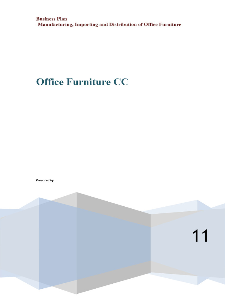 Furniture Manufacturing Business Plan | PDF | Brand | Lumber