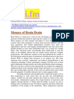 Menace of Brain Drain