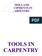 Tools and Equipments in Carpentry (TLE10)