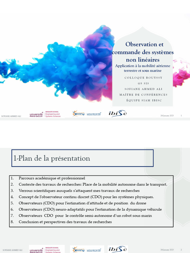 Mobilité autonome : Observateurs CDO et ROV | PDF | Électrotechnique ...
