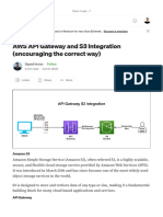 AWS API Gateway and S3 Integration (Encouraging The Correct Way) - by Sayed Imran - Medium