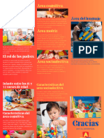 Orange and Beige Healthy Diet Modern User Information Brochure
