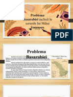 Problema Basarabiei Inclusă În: Scrierile Lui Mihai Eminescu