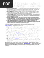A Level DT Coursework Example | PDF