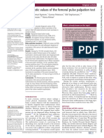 Diagnostic Values of The Femoral Pulse Palpation Test