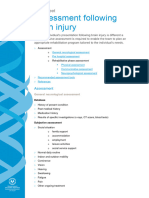 Fact Sheet - Assessment Following Brain Injury