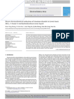 Electrochemical Reduction of TiO2