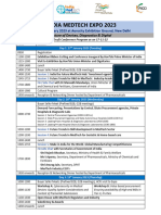 Conference Program - INDIA MEDTECH EXPO 2022 17 11 22