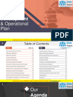 Business Development: & Operational Plan