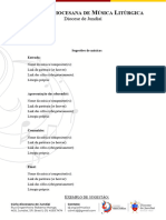 Formulário de Sugestões