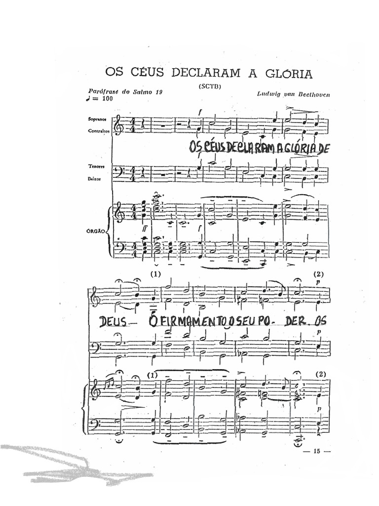 Os Céus Declaram - Beethoven | PDF