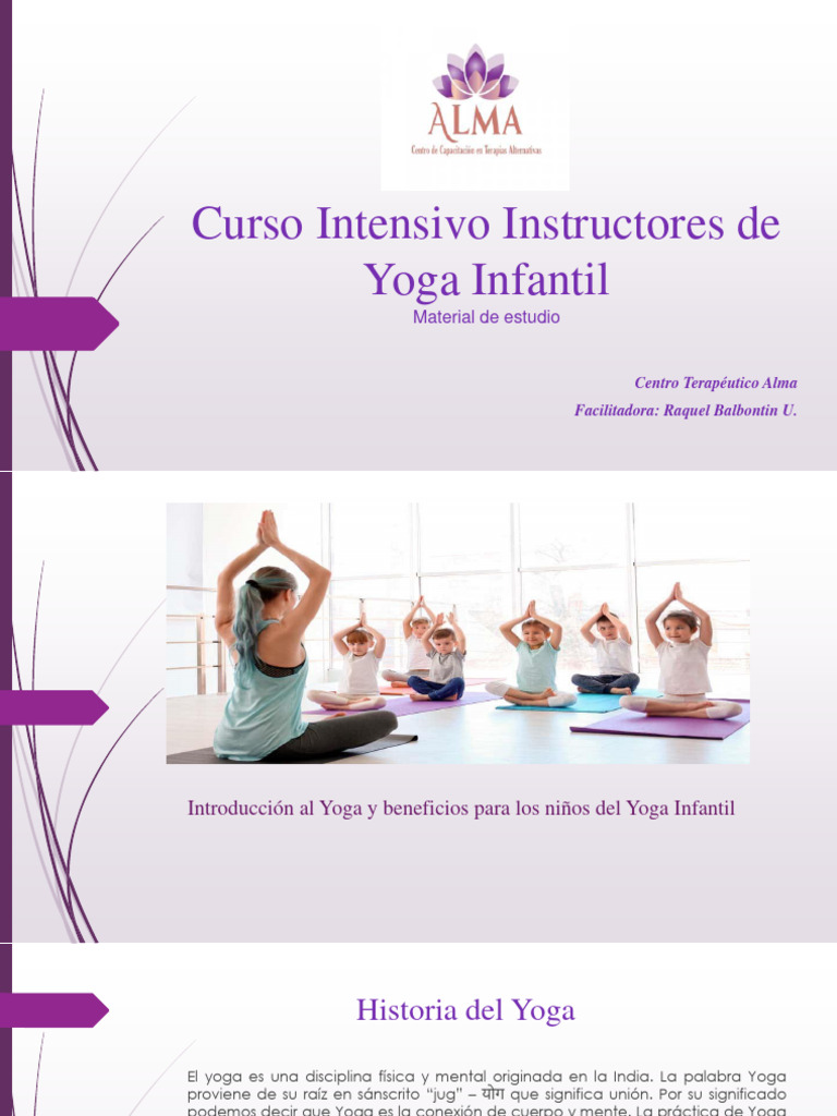 Curso Intensivo Instructores de Yoga Infantil | PDF | Yoga | Patanjali