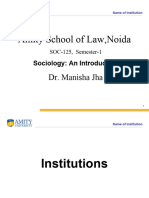 Institution Amity