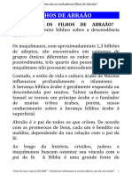 Quem São Os Verdadeiros Filhos de Abraão