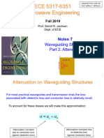 Notes 7 5317-6351 Waveguiding Structures Part 2 (Attenuation)