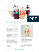 Ice Cream Cone Doll: Website: Email