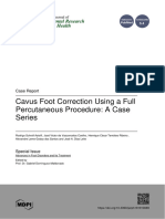 Cavus Foot Correction Using A Full Percutaneous Procedure: A Case Series