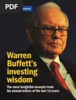 Warren Buffet Investing Wisdom