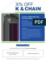 Fork and Chain Sale Flyer