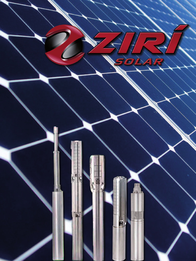 Bombas Ziri Solar: Especificaciones y Potencia | PDF