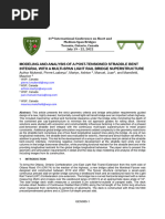 ICSMSB-Modelling and Analysis of A Post-Tensioned Straddle Bent Integral With A Multi-Span Light Rail Bridge Superstructure