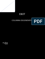 EBOT. Columna Degenerativa