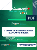 #2 O Clube e A Classe Bíblica (Distrital DBV Felipe Nobre) - TREINAMENTO - #R13DBVsACe