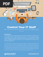 BalaBit Control Your IT Staff