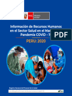 Información de Recursos Humanos Salud 2020