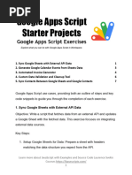 5 Google Apps Script Starter Projects