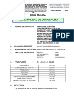 Ficha Tecnica Del Proyecto