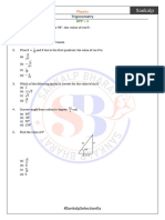 Basic Maths NEET 01 Trigonometry