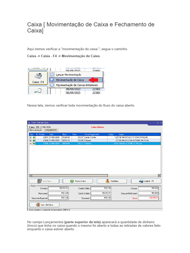 Caixa Tutorial New Standard Pdf