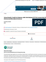 Virtual Reality Toolkit For Diabetes. MRC Gw4 Biomed DTP PHD Studentship 2024/25 Entry, PHD in Clinical and Biomedical Sciences